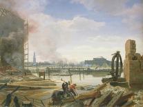 Hamburg after the Fire, 1842-Jacob Gensler-Framed Giclee Print