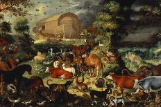 The Animals Entering the Ark-Jacob II Savery-Framed Premier Image Canvas