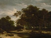 Road Through an Oak Forest, 1646-1647-Jacob Isaacksz Van Ruisdael-Framed Giclee Print