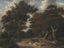 Road Through an Oak Forest, 1646-47-Jacob Isaaksz Ruisdael-Giclee Print