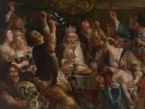 King Candaules of Lydia Showing His Wife to Gyges-Jacob Jordaens-Giclee Print