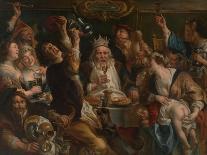 The King Drinks-Jacob Jordaens-Giclee Print
