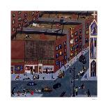 Harlem Street Scene, 1942-Jacob Lawrence-Giclee Print