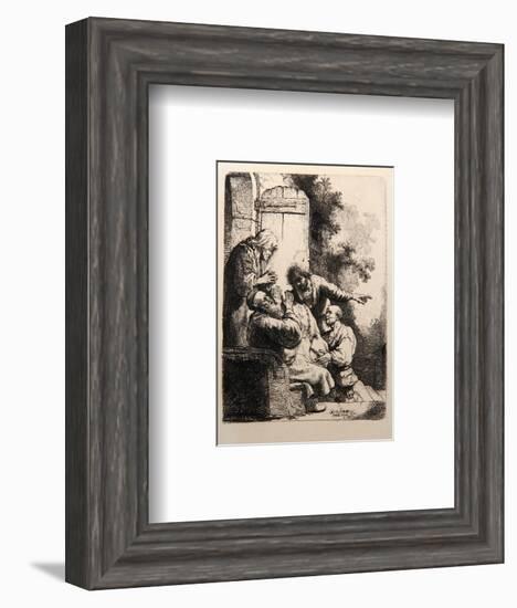 Jacob Pleurant La Mort de Son Fils Joseph (B38)-Amand Durand-Framed Collectable Print