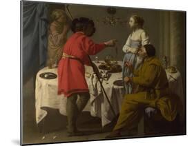 Jacob Reproaching Laban for Giving Him Leah in Place of Rachel, 1627-Hendrick Jansz Terbrugghen-Mounted Giclee Print