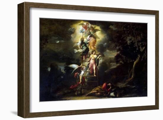 Jacob's Dream, C1665-Bartolome Esteban Murillo-Framed Giclee Print