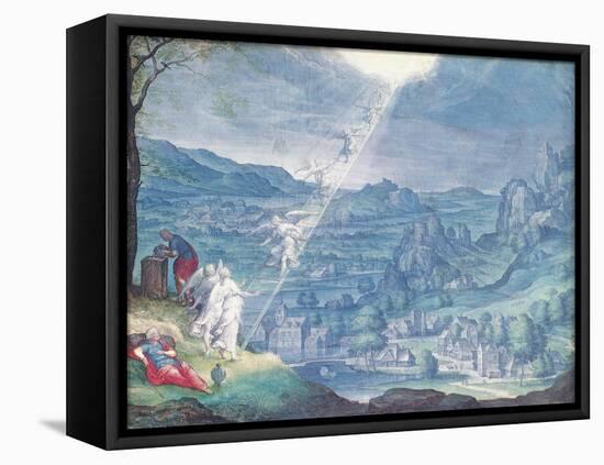 Jacob's Dream-Johann Wilhelm Baur-Framed Premier Image Canvas