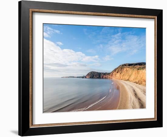 Jacob's Ladder Beach, Sidmouth, Devon, England, United Kingdom, Europe-Jean Brooks-Framed Photographic Print