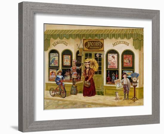 Jacob's Pharmacy-Lee Dubin-Framed Giclee Print