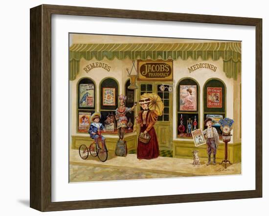 Jacob's Pharmacy-Lee Dubin-Framed Giclee Print