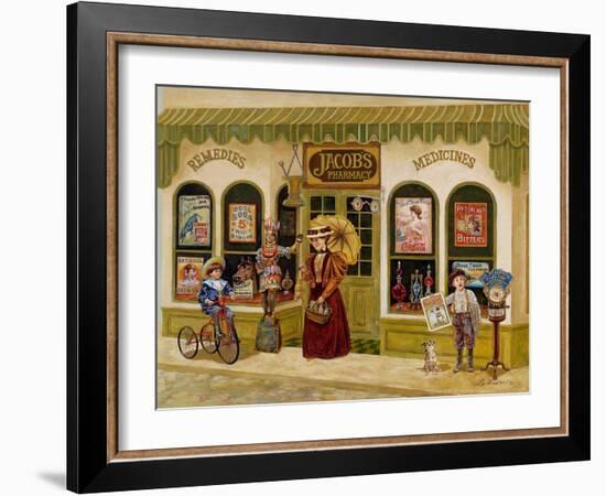 Jacob's Pharmacy-Lee Dubin-Framed Giclee Print