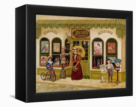 Jacob's Pharmacy-Lee Dubin-Framed Premier Image Canvas