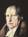 Portrait of Georg Wilhelm Friedrich Hegel-Jacob Schlesinger-Mounted Art Print