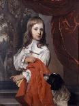 Portrait of a Young Boy with a Dog, 1658-Jacob van Loo-Giclee Print