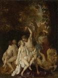 Scene with Bacchantes-Jacob van Loo-Framed Art Print