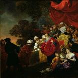 Scene with Bacchantes-Jacob van Loo-Framed Art Print