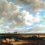 Landscape with the Ruins of the Castle of Egmond, 1650-55-Jacob van Ruisdael-Framed Giclee Print