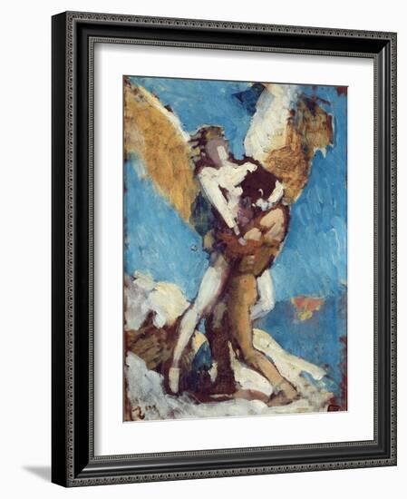 Jacob Wrestling with the Angel, c.1876-Leon Joseph Florentin Bonnat-Framed Giclee Print