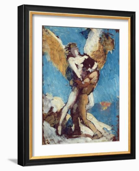 Jacob Wrestling with the Angel, c.1876-Leon Joseph Florentin Bonnat-Framed Giclee Print