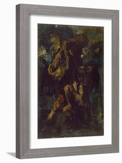 Jacob Wrestling with the Angel-Charles Ricketts-Framed Giclee Print