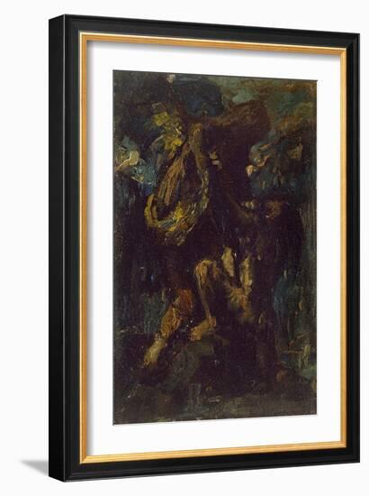 Jacob Wrestling with the Angel-Charles Ricketts-Framed Giclee Print