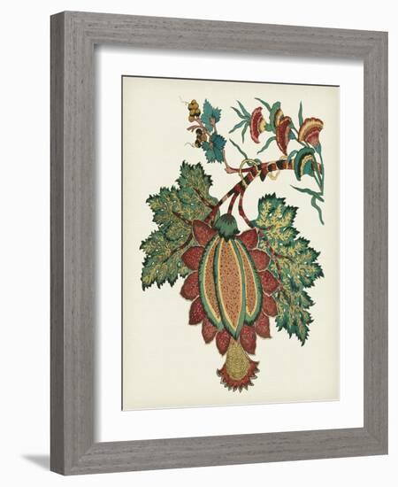 Jacobean Floral II-Vision Studio-Framed Art Print