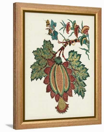 Jacobean Floral II-Vision Studio-Framed Stretched Canvas