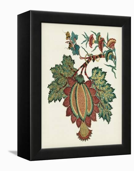 Jacobean Floral II-Vision Studio-Framed Stretched Canvas