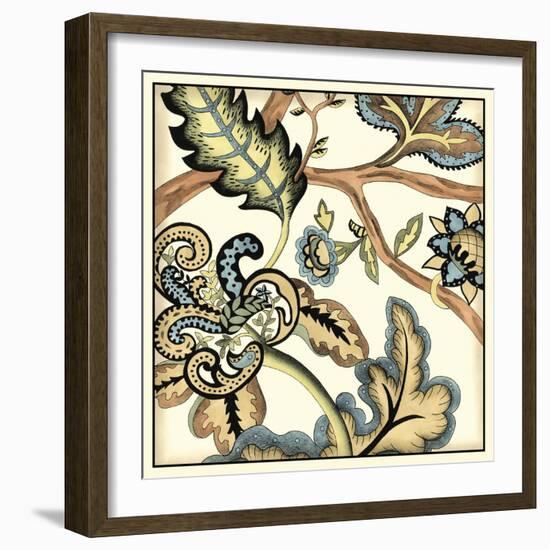 Jacobean Tile II-Chariklia Zarris-Framed Art Print