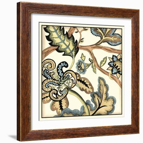 Jacobean Tile II-Chariklia Zarris-Framed Art Print