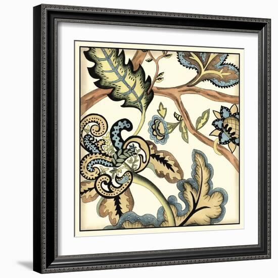 Jacobean Tile II-Chariklia Zarris-Framed Art Print