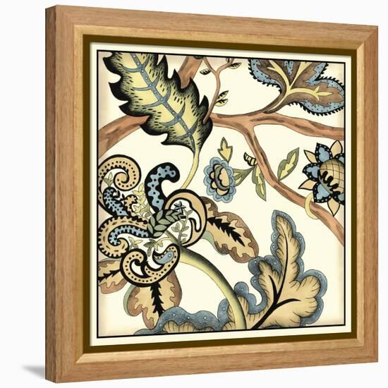 Jacobean Tile II-Chariklia Zarris-Framed Stretched Canvas