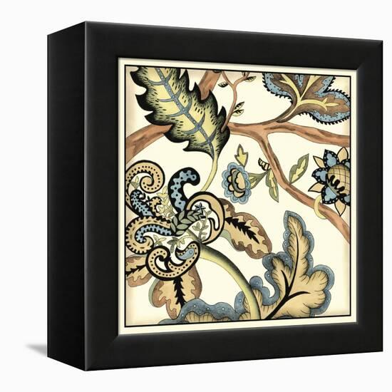 Jacobean Tile II-Chariklia Zarris-Framed Stretched Canvas