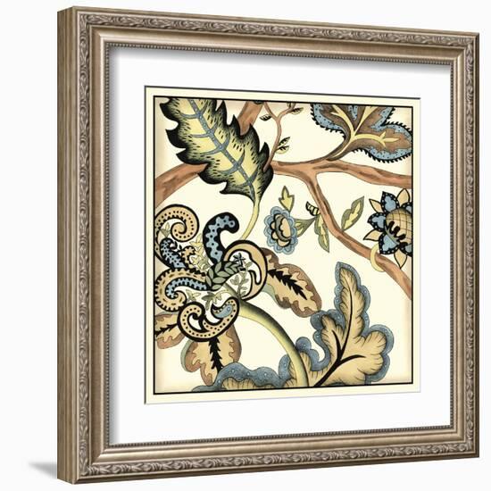 Jacobean Tile II-Chariklia Zarris-Framed Art Print