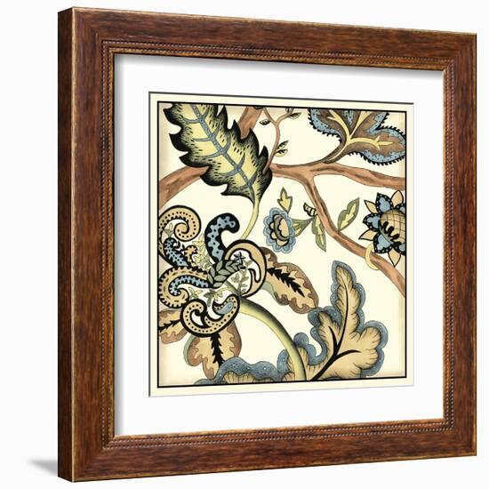 Jacobean Tile II-Chariklia Zarris-Framed Art Print