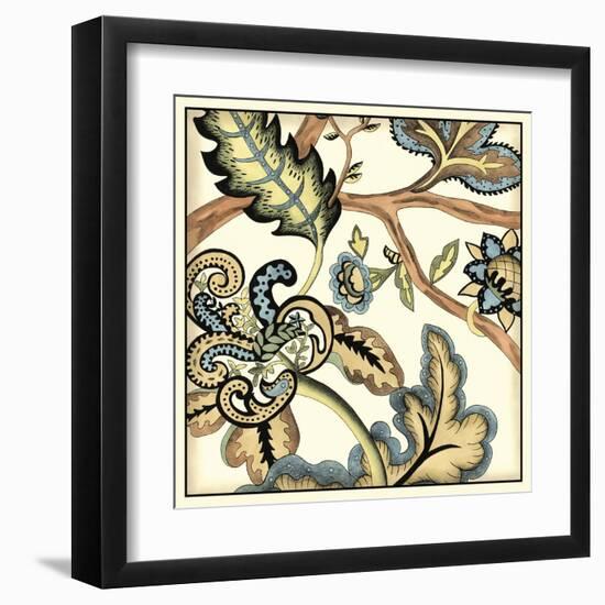 Jacobean Tile II-Chariklia Zarris-Framed Art Print