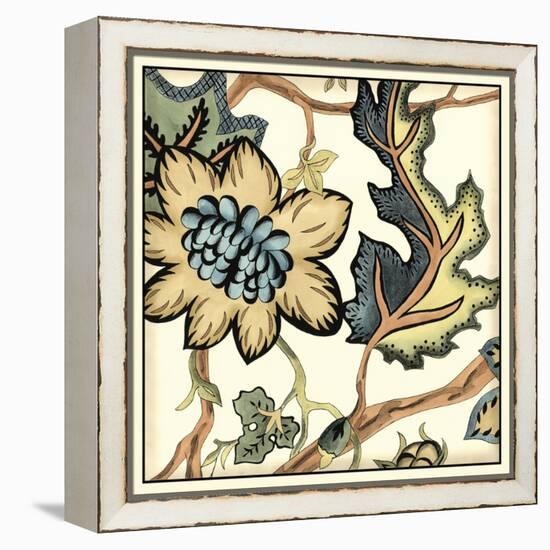 Jacobean Tile III-Chariklia Zarris-Framed Stretched Canvas