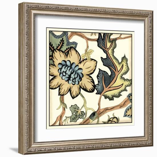 Jacobean Tile III-Chariklia Zarris-Framed Art Print