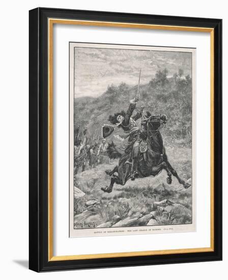 Jacobite Rising at Killiecrankie the Jacobites Defeat Mackay's Royalist Army-Stanley Berkeley-Framed Art Print