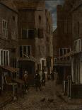 Street Scene-Jacobus Vrel or Frel-Giclee Print