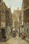 Street Scene-Jacobus Vrel or Frel-Giclee Print