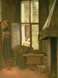 An Old Man Seated before a Window, Reading, 1653 or 1655-Jacobus Vrel-Giclee Print