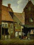 Street Scene-Jacobus Vrel or Frel-Giclee Print