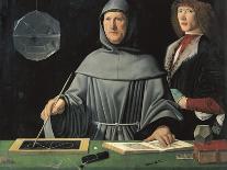 Portrait of Fra Luca Pacioli with a Pupil-Jacopo de'Barbari-Art Print