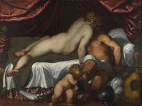 Mars and Venus, Ca 1590-Jacopo Palma il Giovane the Younger-Framed Premium Giclee Print