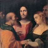 Madonna and Child with Saint John the Baptist and Mary Magdalene, 1520-1523-Jacopo Palma Il Vecchio the Elder-Giclee Print