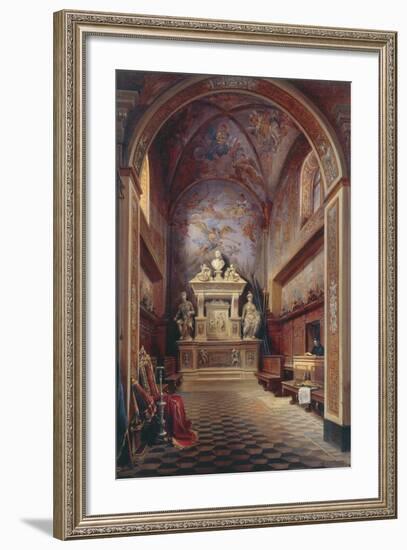 Jacopo Sannazzaro's Tomb-Gabriel Carelli-Framed Giclee Print