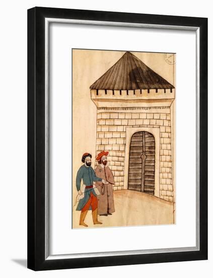 Jacopo Soranzo, the Venetian Ambassador to Constantinople, Miniature from Turkish Memories-null-Framed Giclee Print