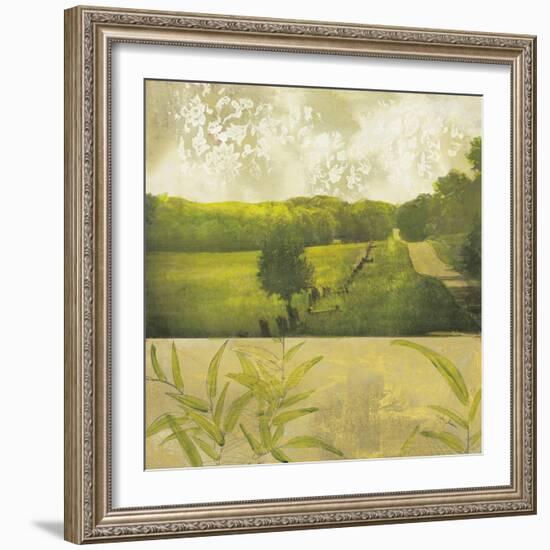 Jacquard Sky-Matina Theodosiou-Framed Art Print