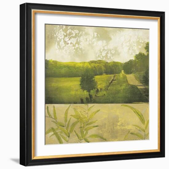 Jacquard Sky-Matina Theodosiou-Framed Art Print